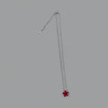 Red Clover Charm Necklace