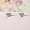 . Gold Heart Studs